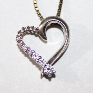 Sterling Silver Heart Small Necklace